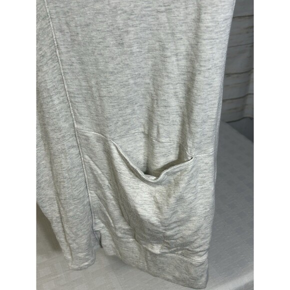 Athleta Studio Wrap Cardigan Sz 1X XL Gray Magnetic Pockets Modal Sweater 228813 - Picture 7 of 16